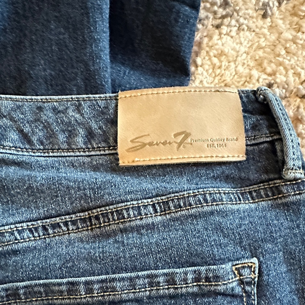 Bundle, 2pr size 16, Classic Blue Women's Jeans by 7Seven. Double your look! - Picture 4 of 8